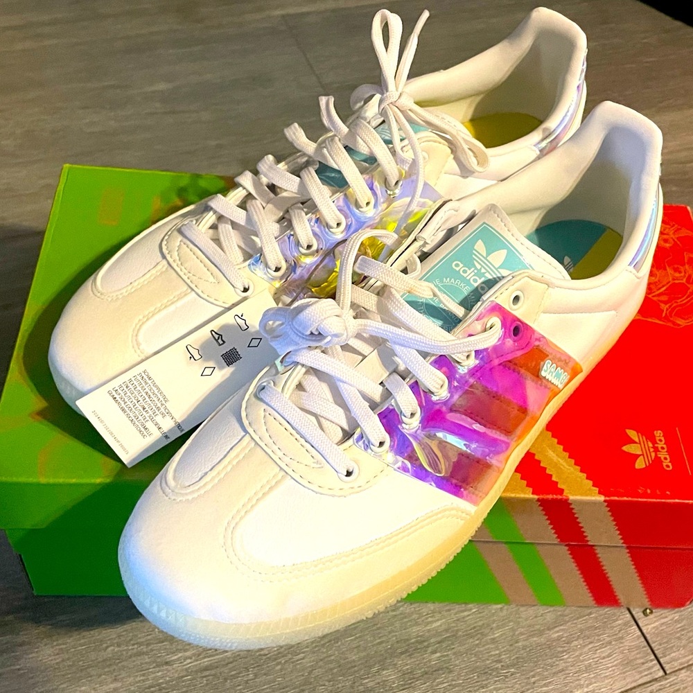 White Adidas shoes